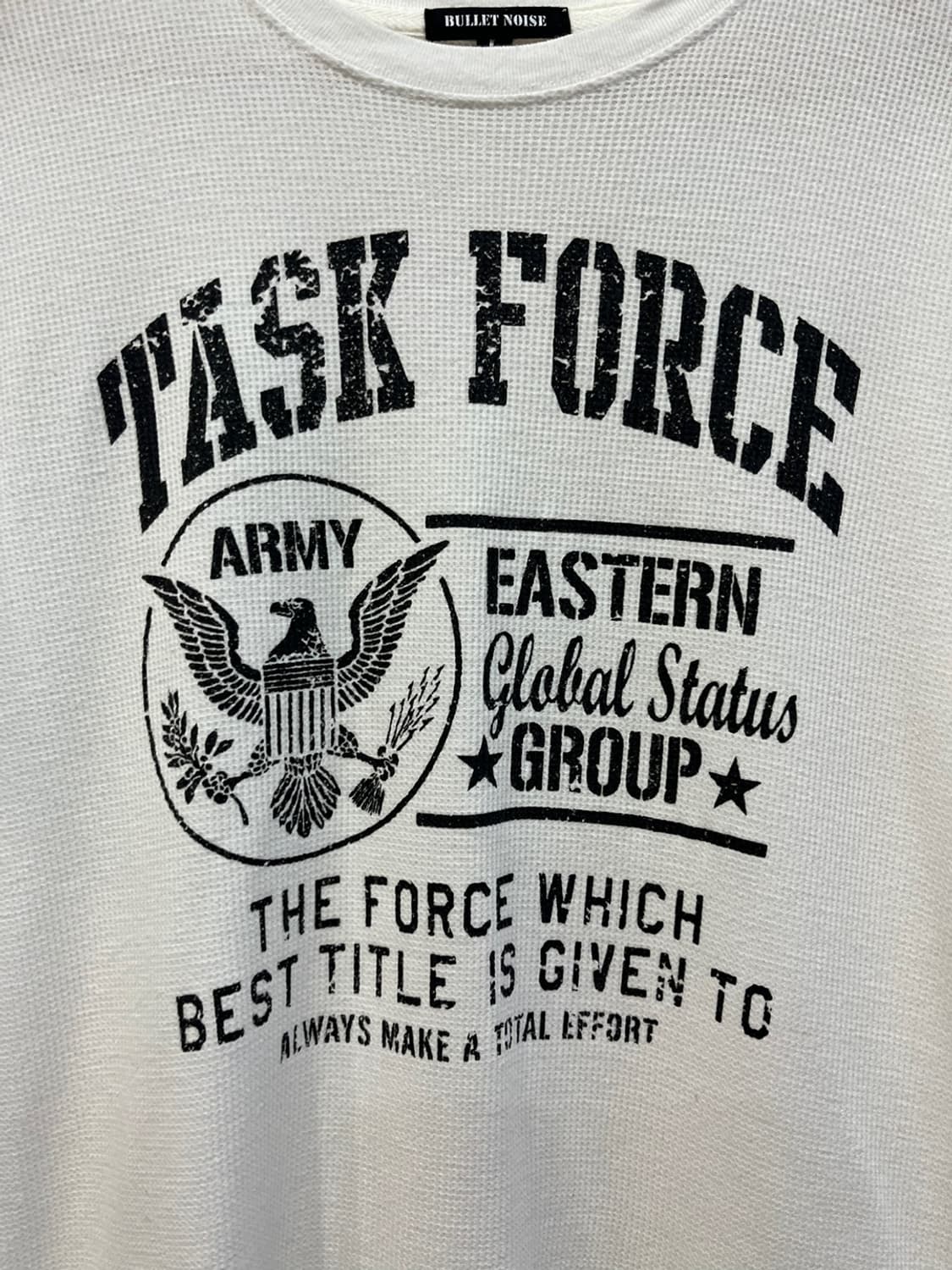 BULLET NOISE TASK FORCE 와플 반팔 티셔츠 상품이미지2
