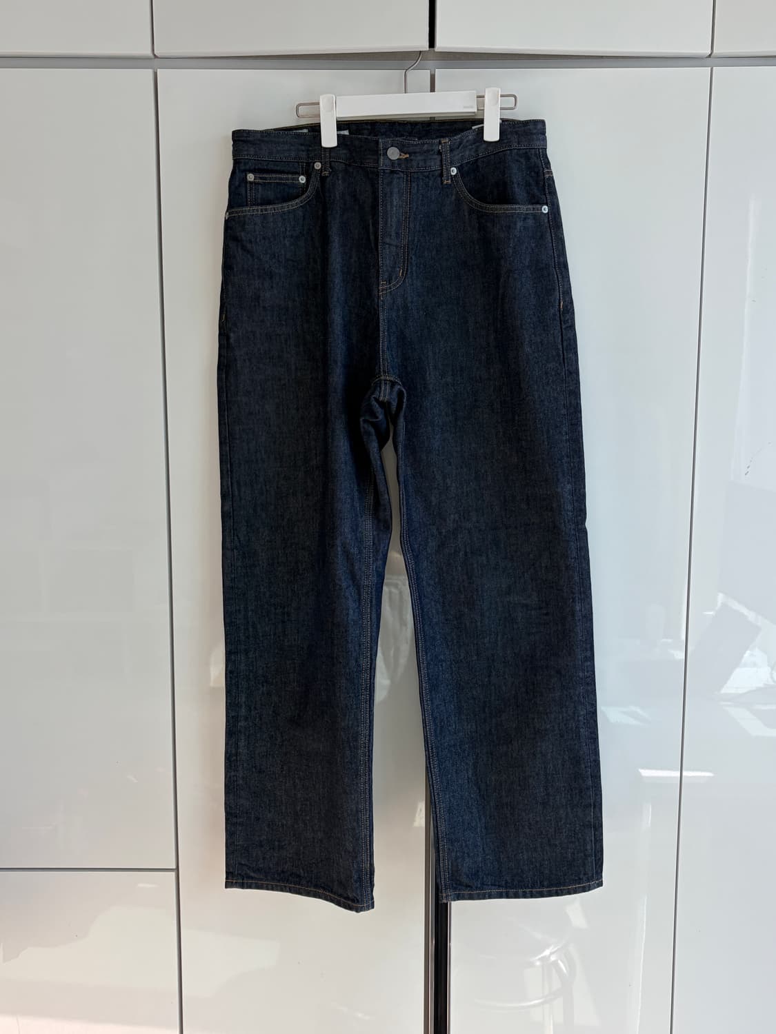 인더로우 하드 트위스트 와이드 데님 3 상품이미지3