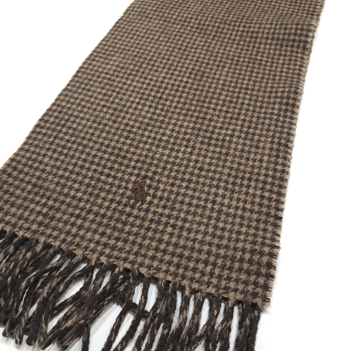 MX452 폴로 브라운 하운드투스 헤링본 머플러 목도리 상품이미지3
