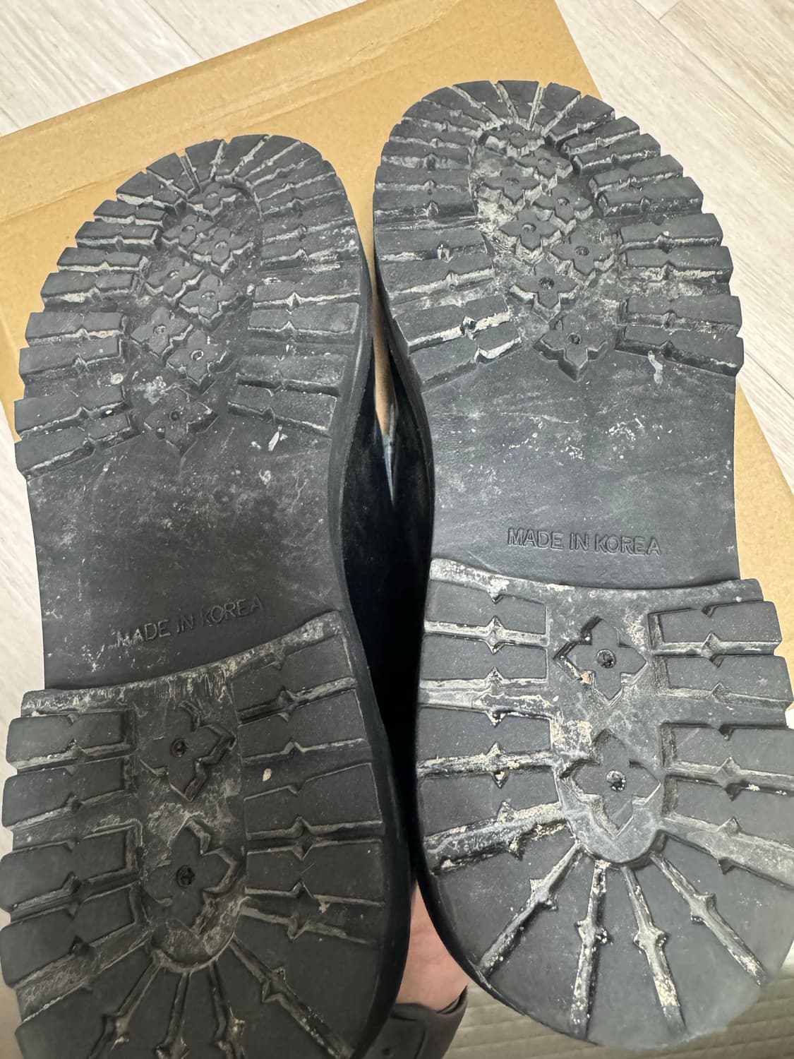 [BOX소가죽] 7cm키높이 수제화 더비슈즈 270~275 상품이미지3