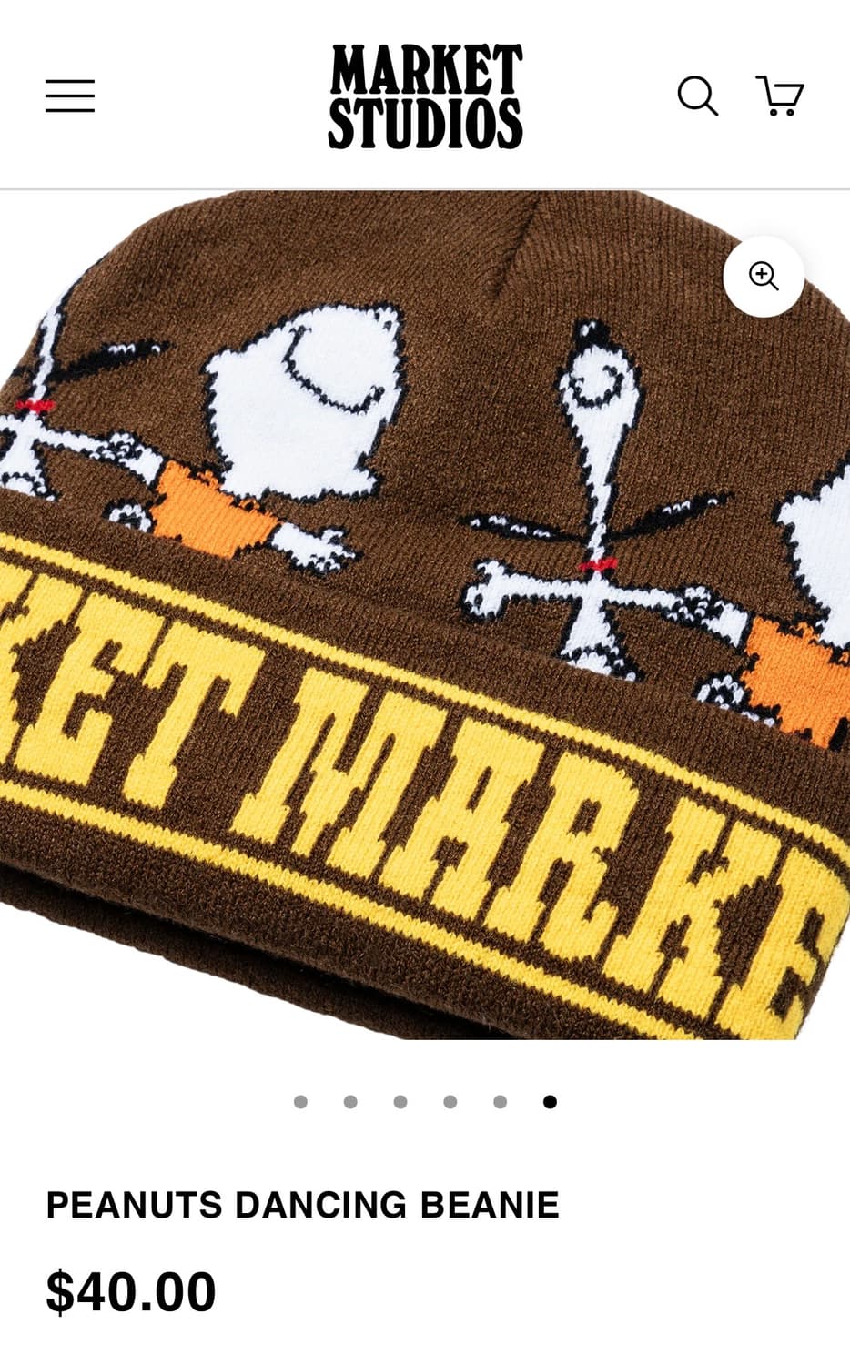 MARKET STUDIOS 스누피 비니 상품이미지3