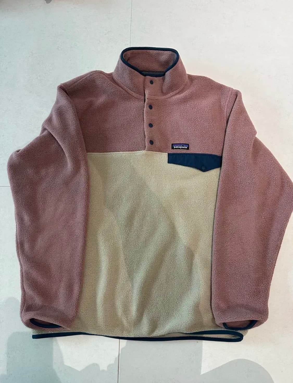 파타고니아 신칠리 컬러블록 핑크 토프 L 상품이미지1