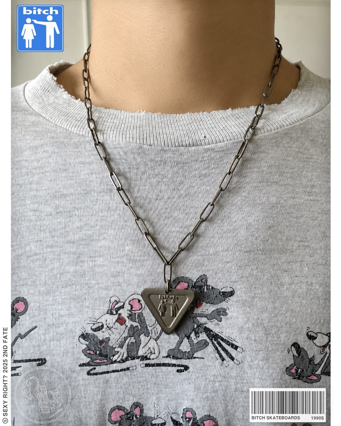 1990s Bitch Skateboards Icon Necklace 상품이미지1