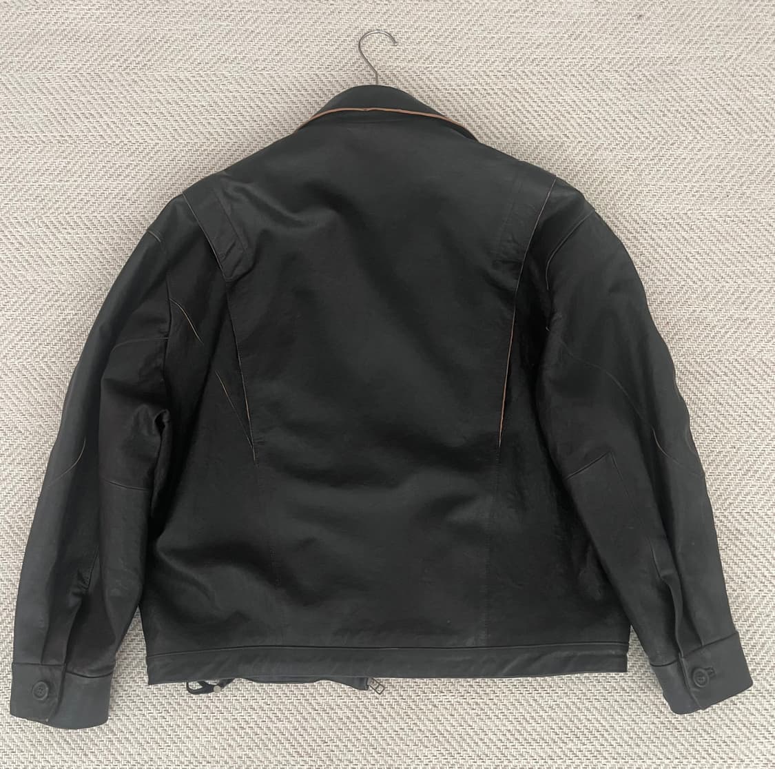 쿠어 라이더스 컷오프 가죽자켓 M  상품이미지10