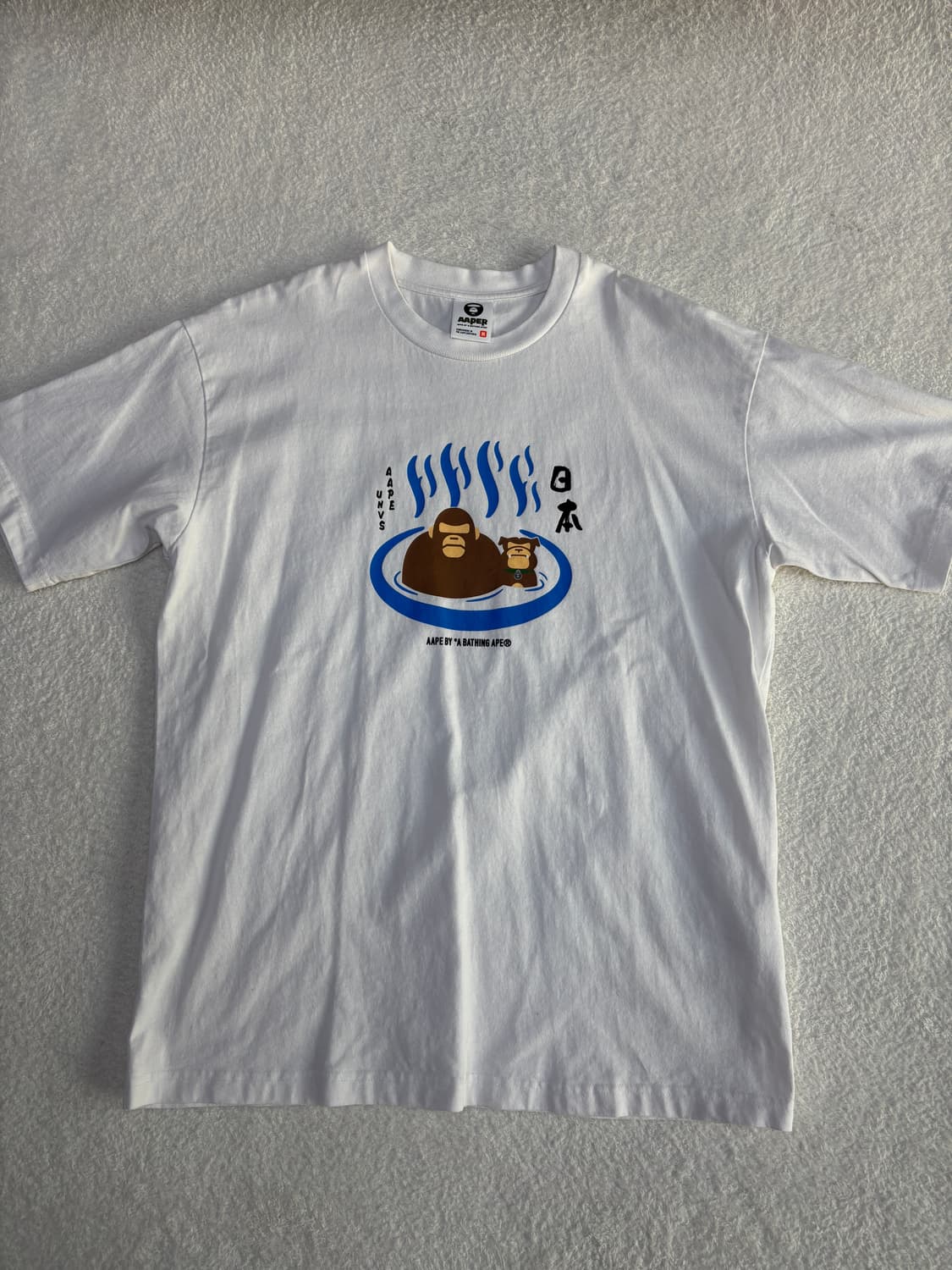 에이프 로고 반팔 m사이즈 상품이미지2