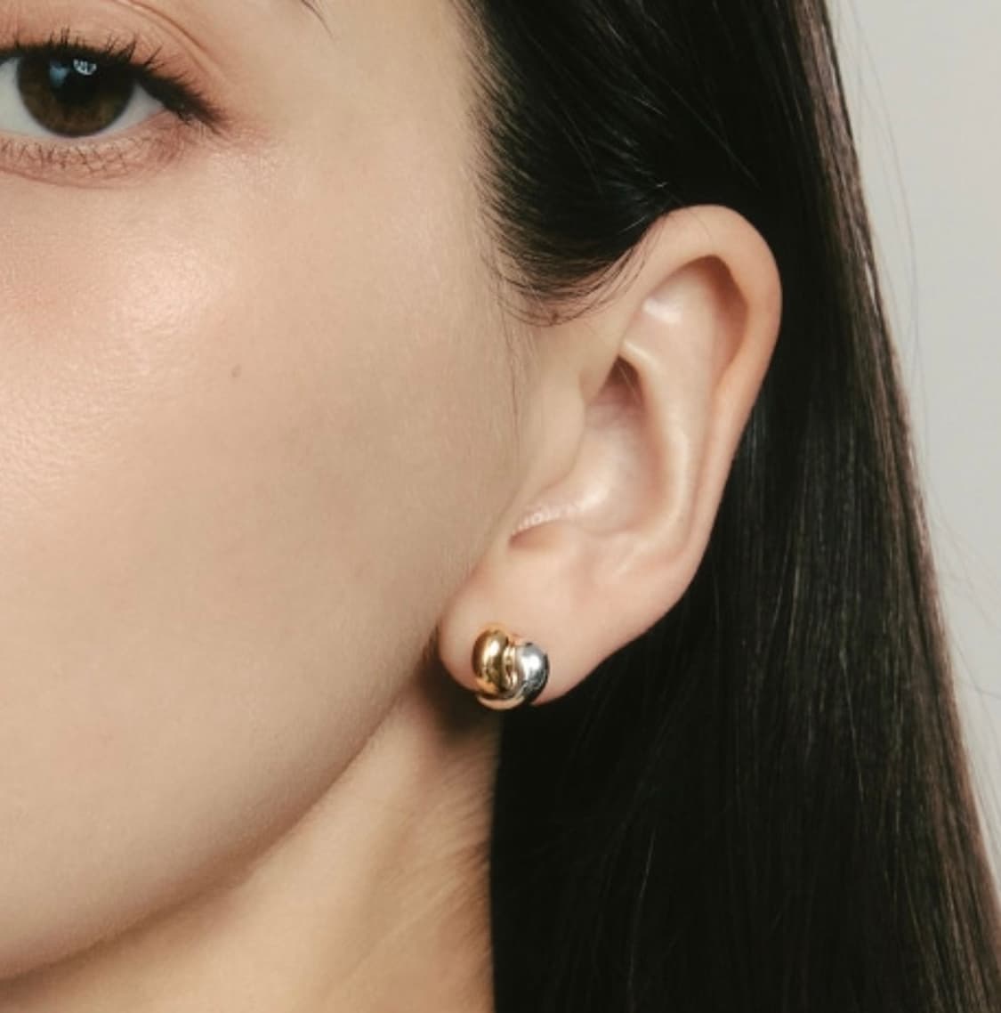 에트레브 C 테일 듀엣 러브 귀걸이 (새상품) 상품이미지2