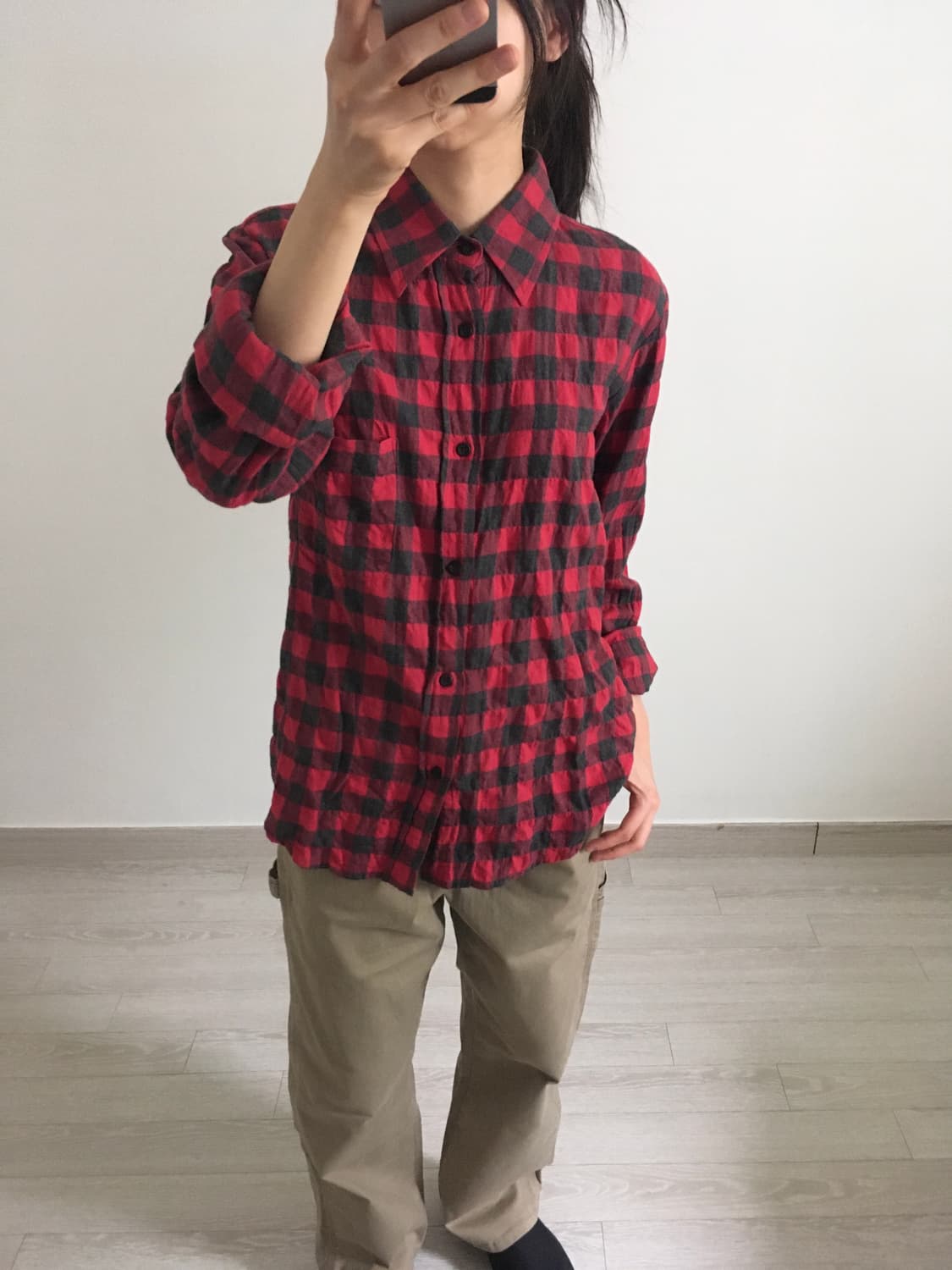 pledge flannel check shirt 상품이미지4