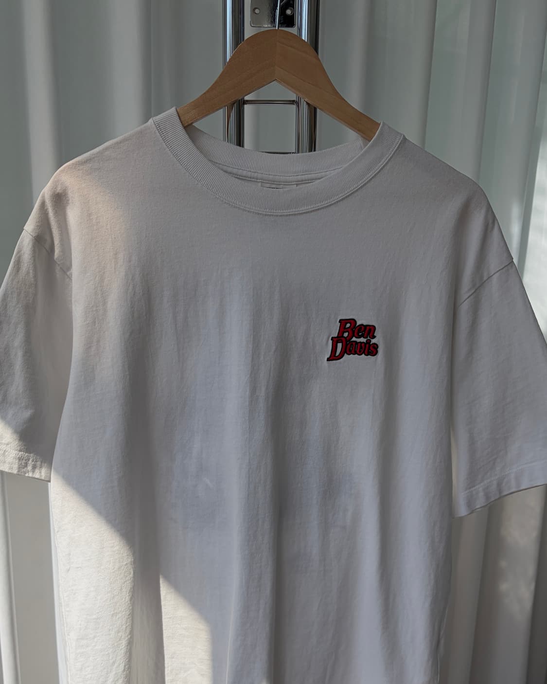 [L]벤 데이비스 BEN DAVIS 자수 반팔 티셔츠 상품이미지5