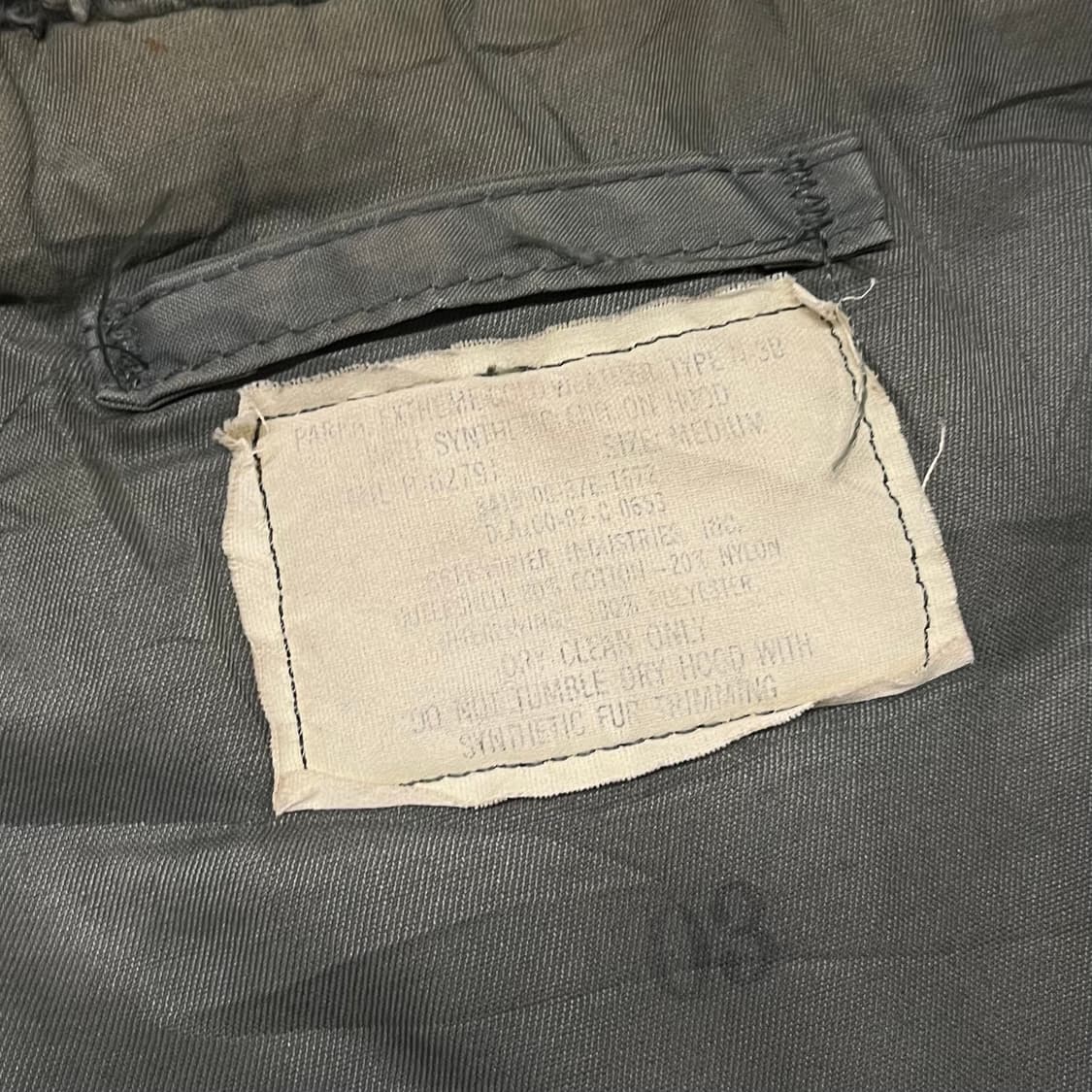 80s 오리지날 미군 N3B 파카 (105) 상품이미지6