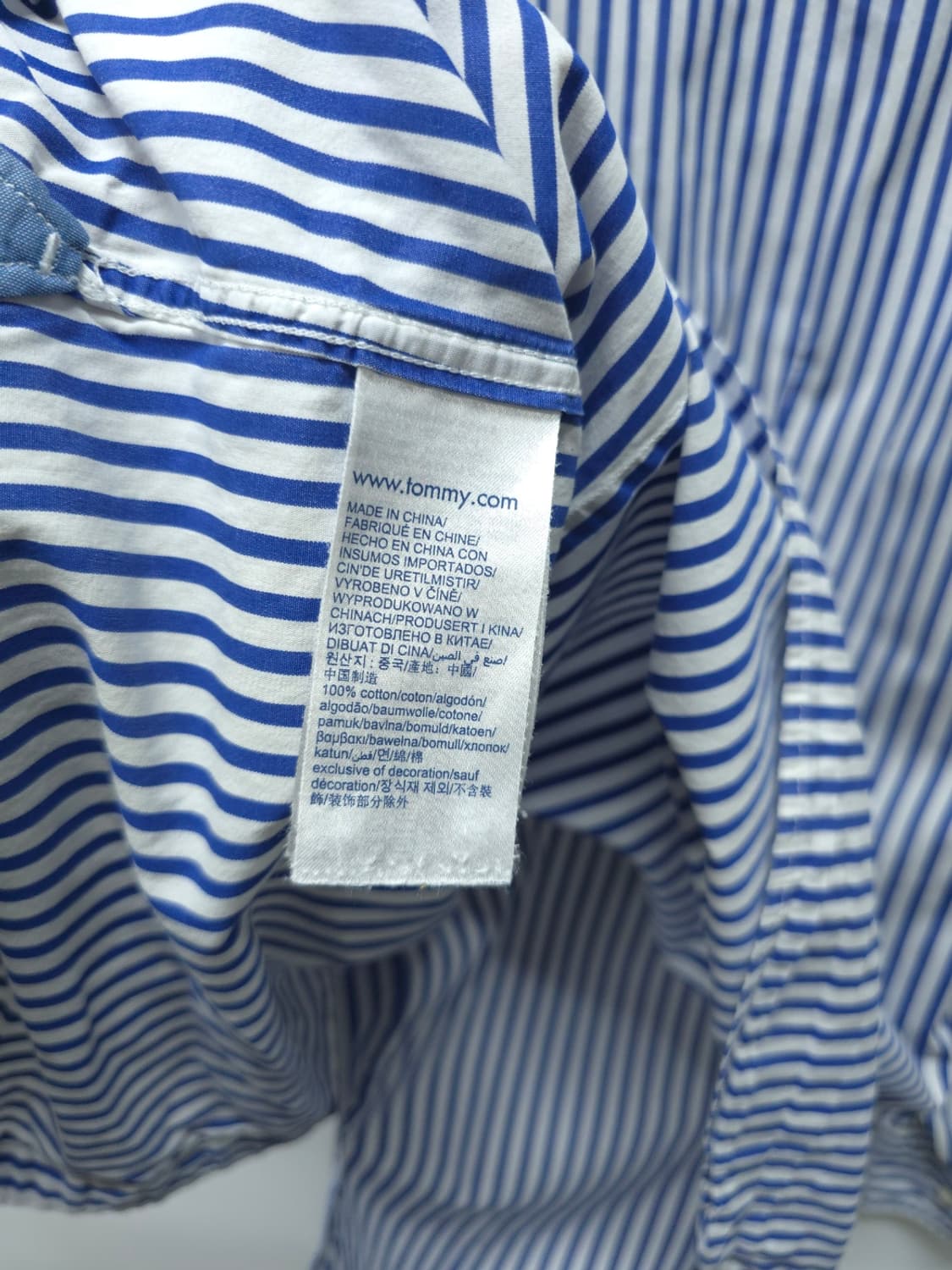 타미힐피거 남성 긴팔 스트라이프 봄가을 셔츠 (95) 상품이미지9