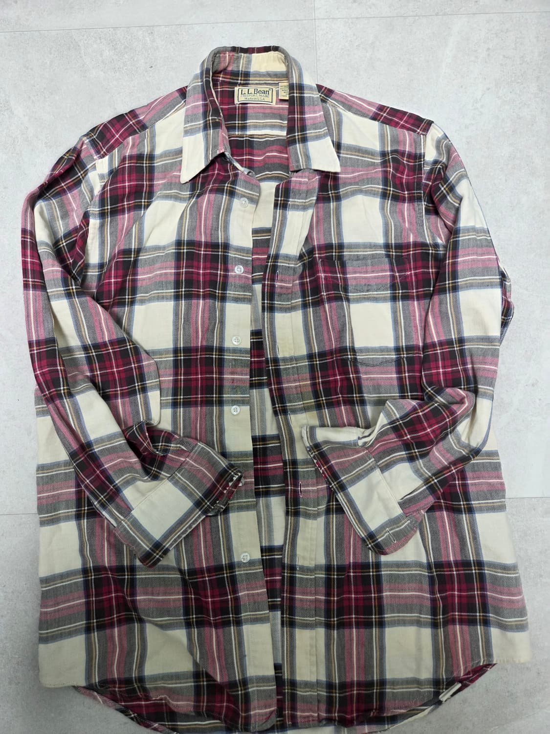 (Made in U.S.A) 엘엘빈(L.L.Bean) 플란넬 체크 셔츠 상품이미지2