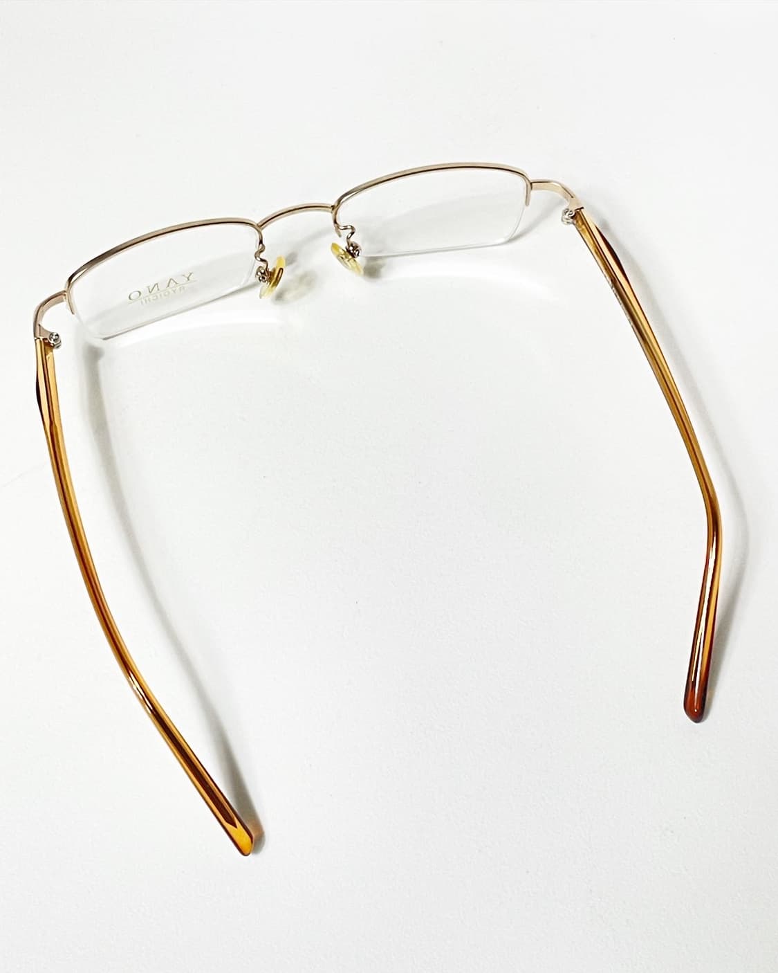 90s 일본제 Yano Ryoich 반무테 티타늄 안경 상품이미지5