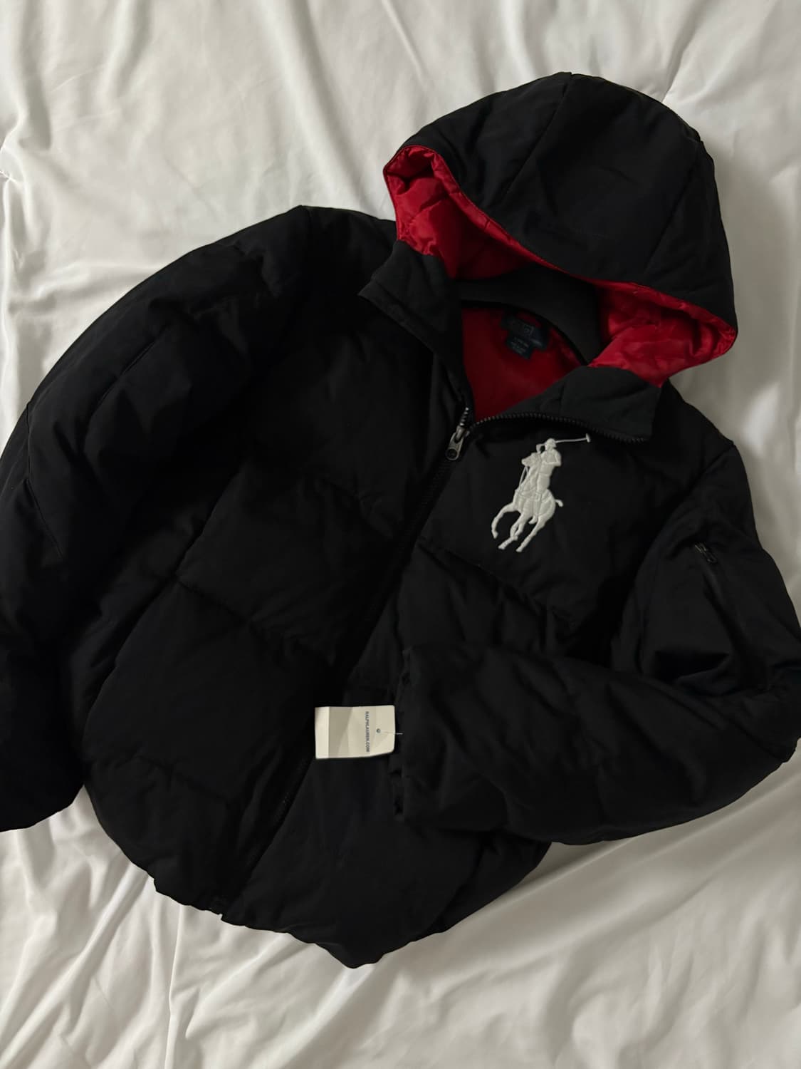 폴로 빅포니 패딩 블랙 S 상품이미지2