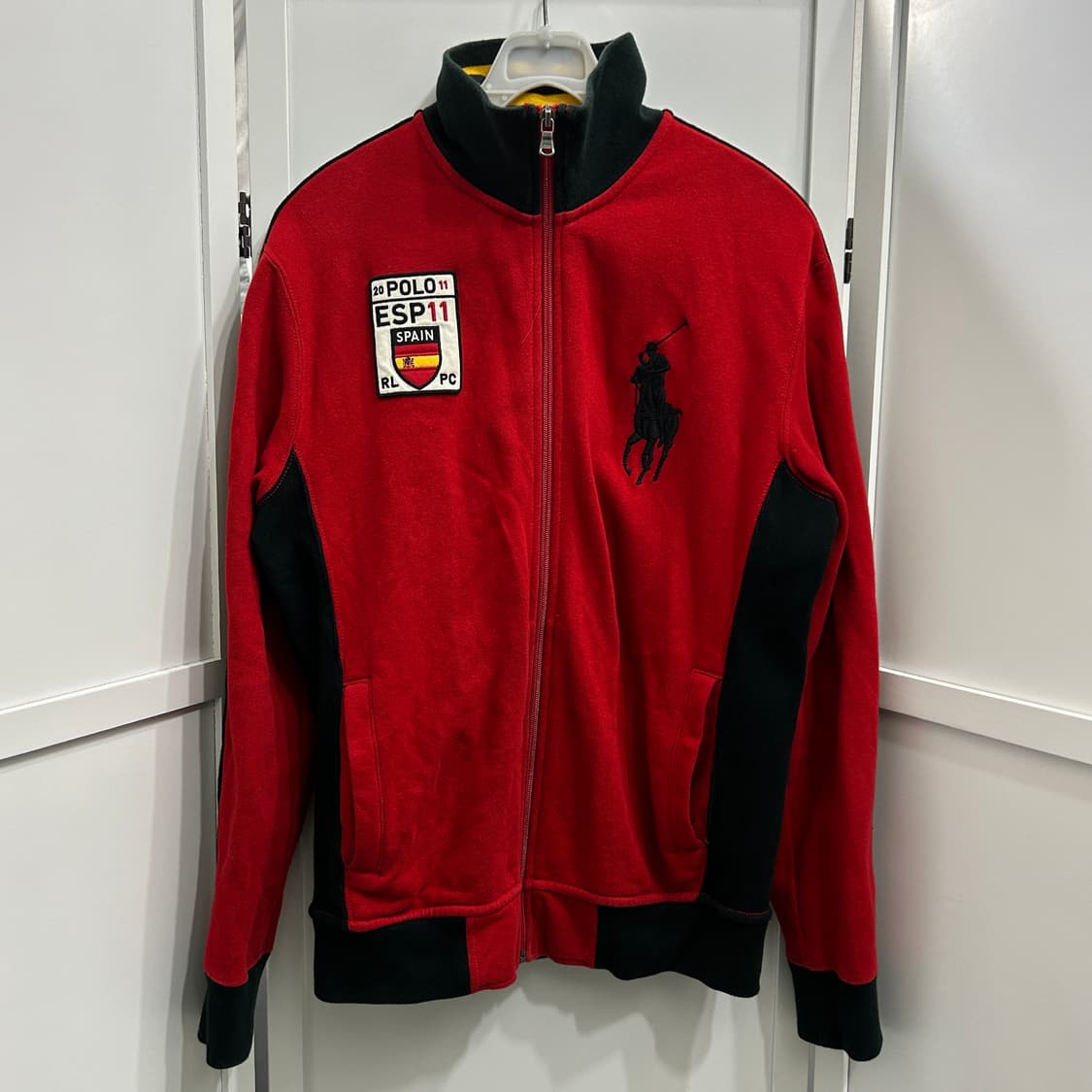 폴로 랄프로렌 레드 스페인 코튼 집업자켓 상품이미지4