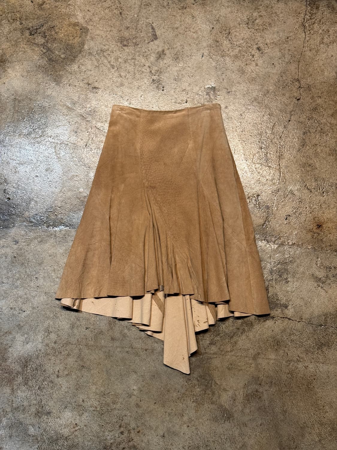 24inch ) JPN Leather Flare Skirts 상품이미지1