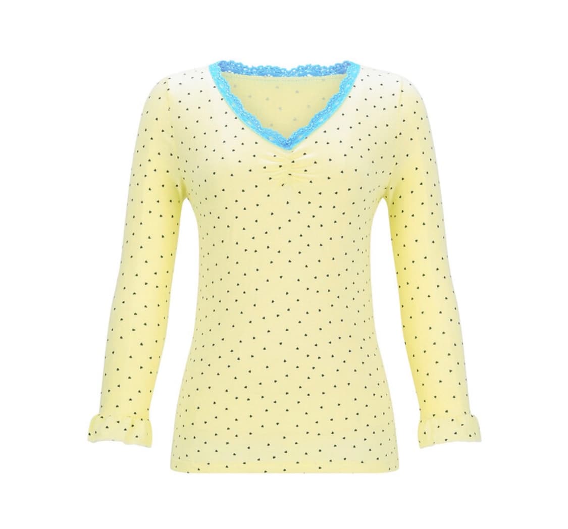 구함) 샵페어리 레이스탑 레몬 색상 상품이미지1