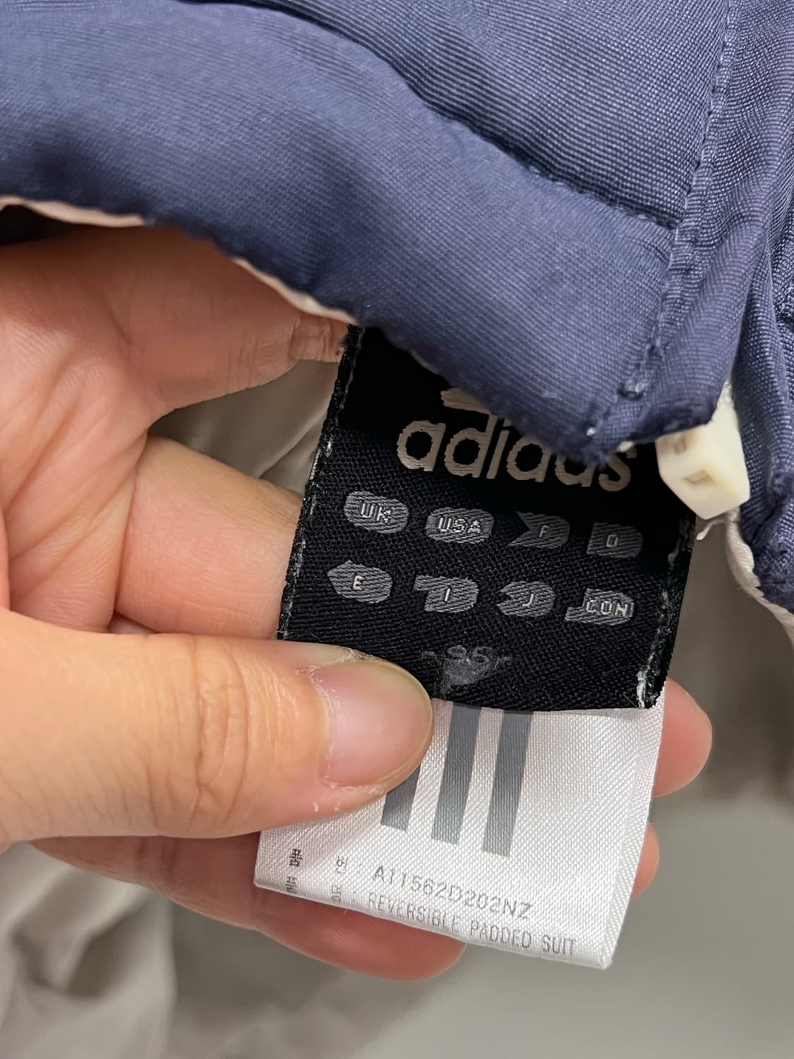 아디다스 올드스쿨 리버시블 점퍼 네이비 상품이미지4