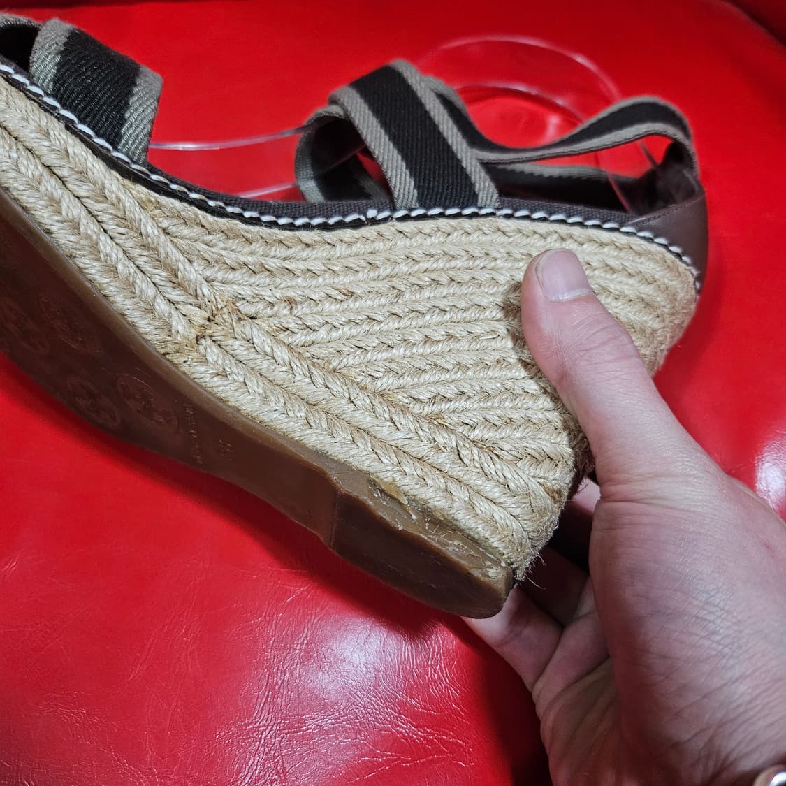 토리버치 프리다 에스파듀 웨지힐 8b size(250) 상품이미지6