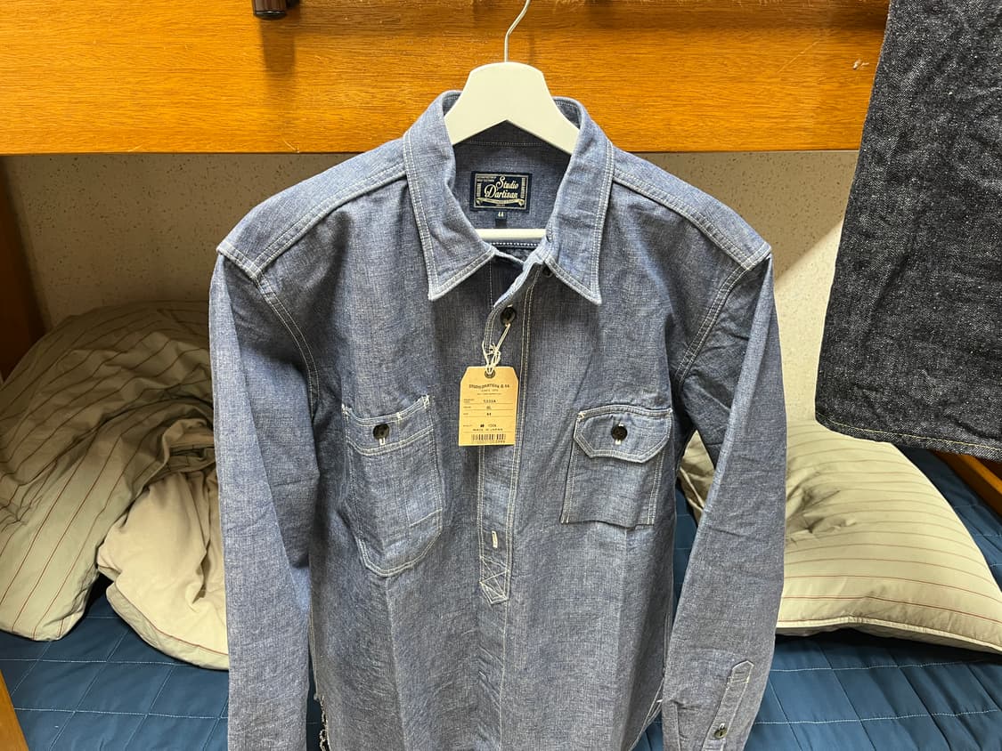 스튜디오 다치산 샴브레이 셔츠 5333a (44 사이즈) 상품이미지1