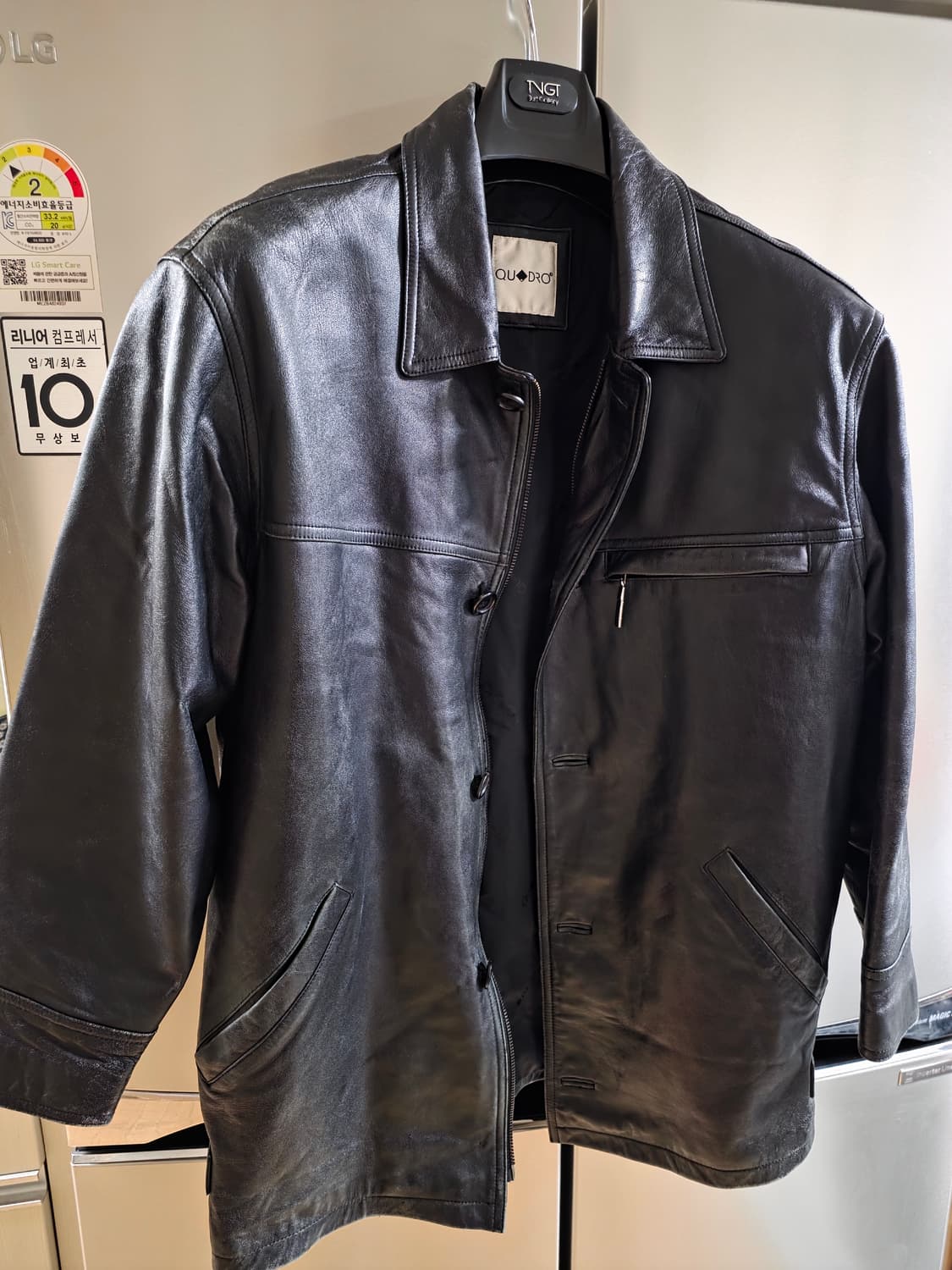 QU◇DRO Vintage Single Leather Jacket  상품이미지1