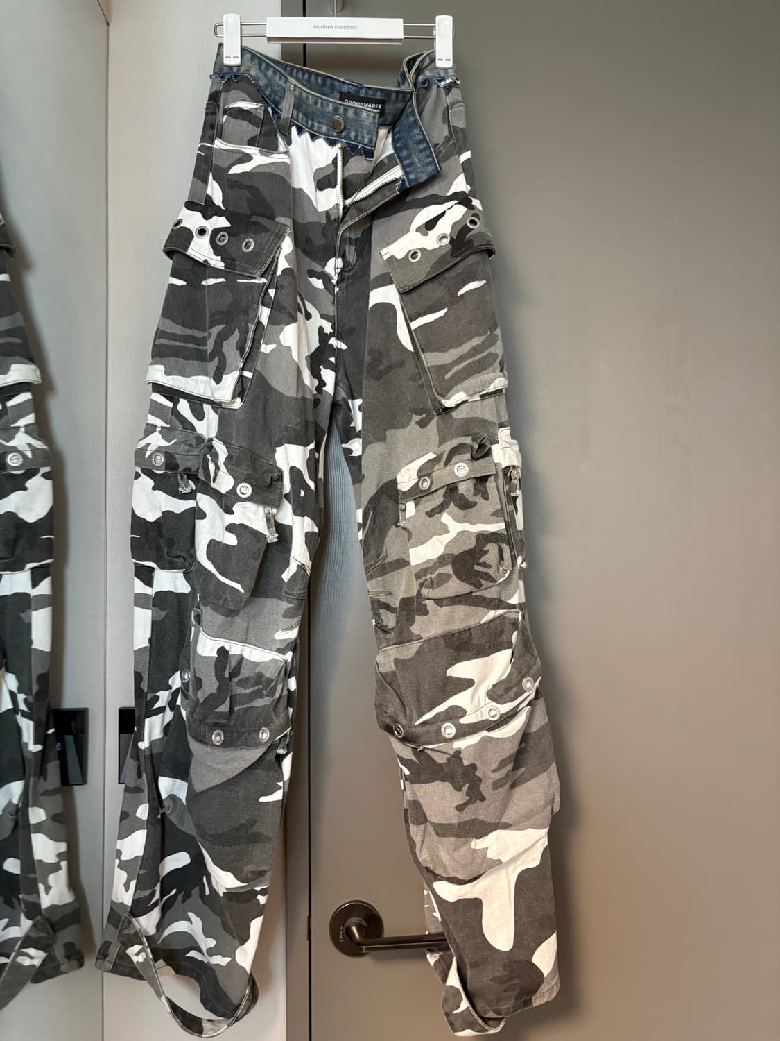 비엑세스 카모 레이어드 데님 L 상품이미지1