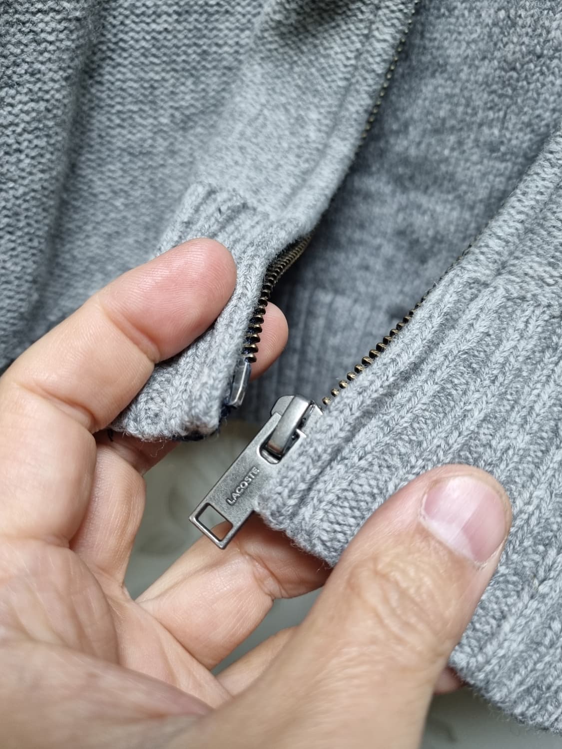 [남95] 라코스테 남성 니트집업 상품이미지7