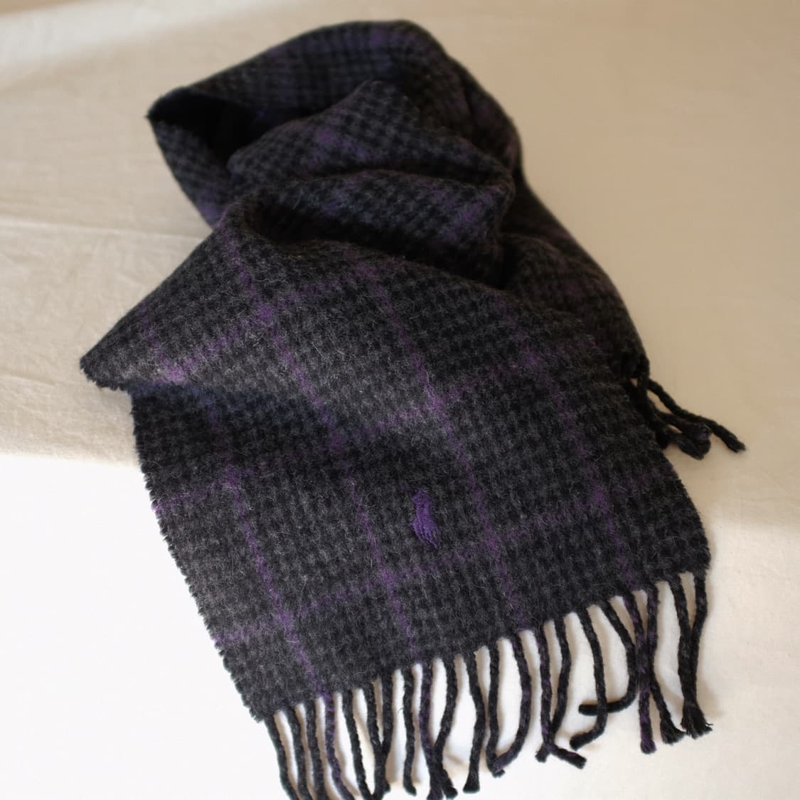 2000’s Polo Reversible Wool Mufler 상품이미지4