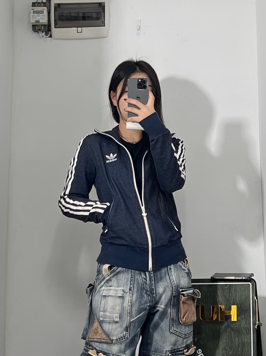 아디다스 흑청 컬러 져지 90 상품이미지2