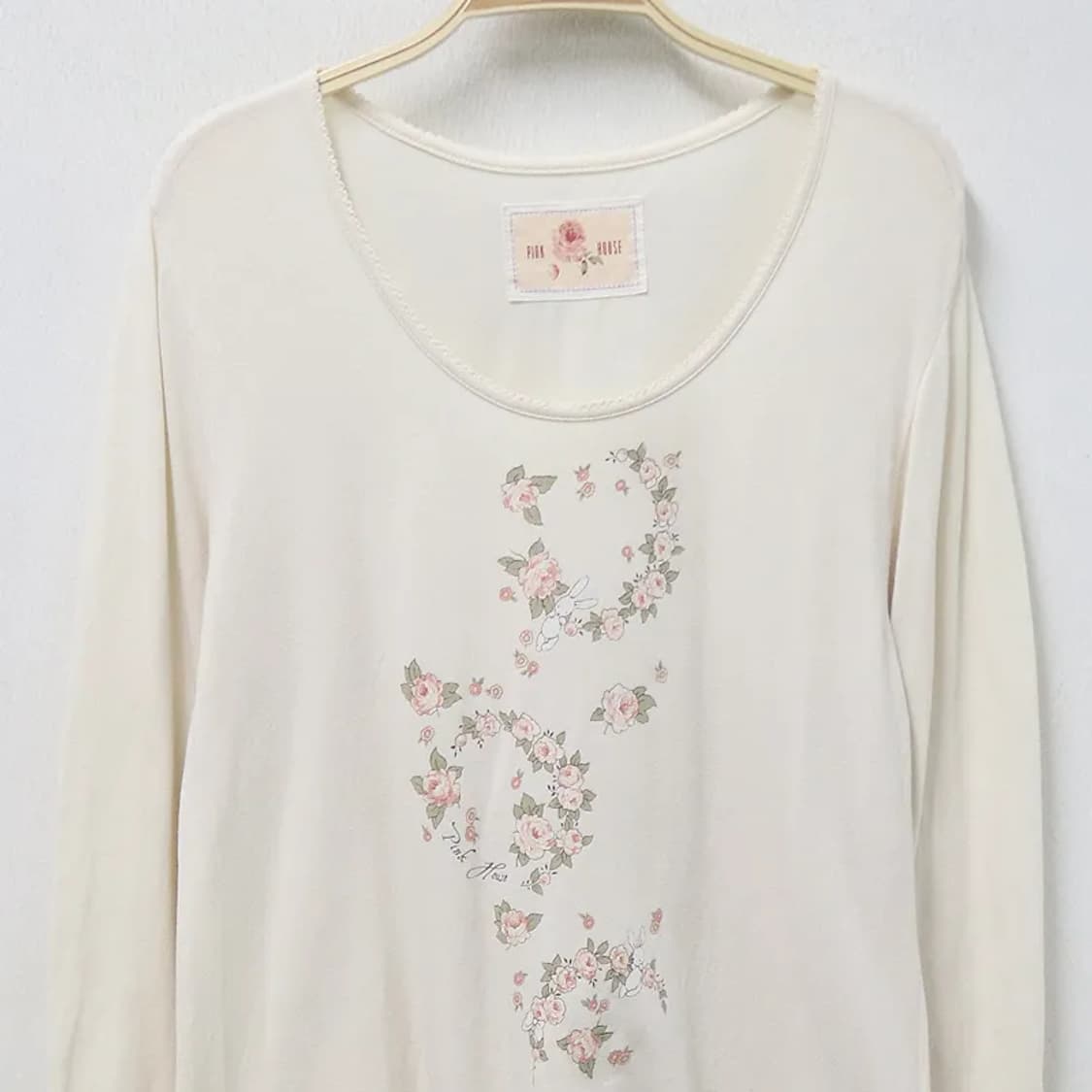 핑크 하우스 셔링 긴팔 티셔츠 67190 상품이미지3