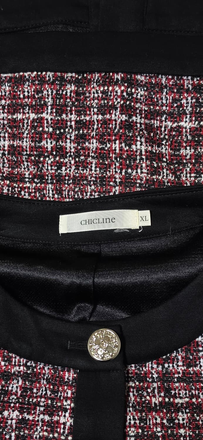 CHICLINE 트위드 자켓 XL 상품이미지3