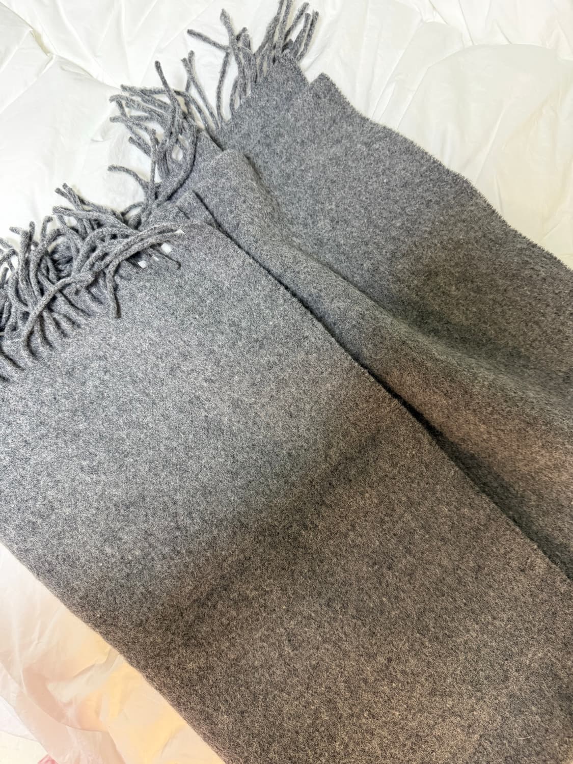 아크네 스튜디오 머플러 멜란지 그레이 상품이미지3