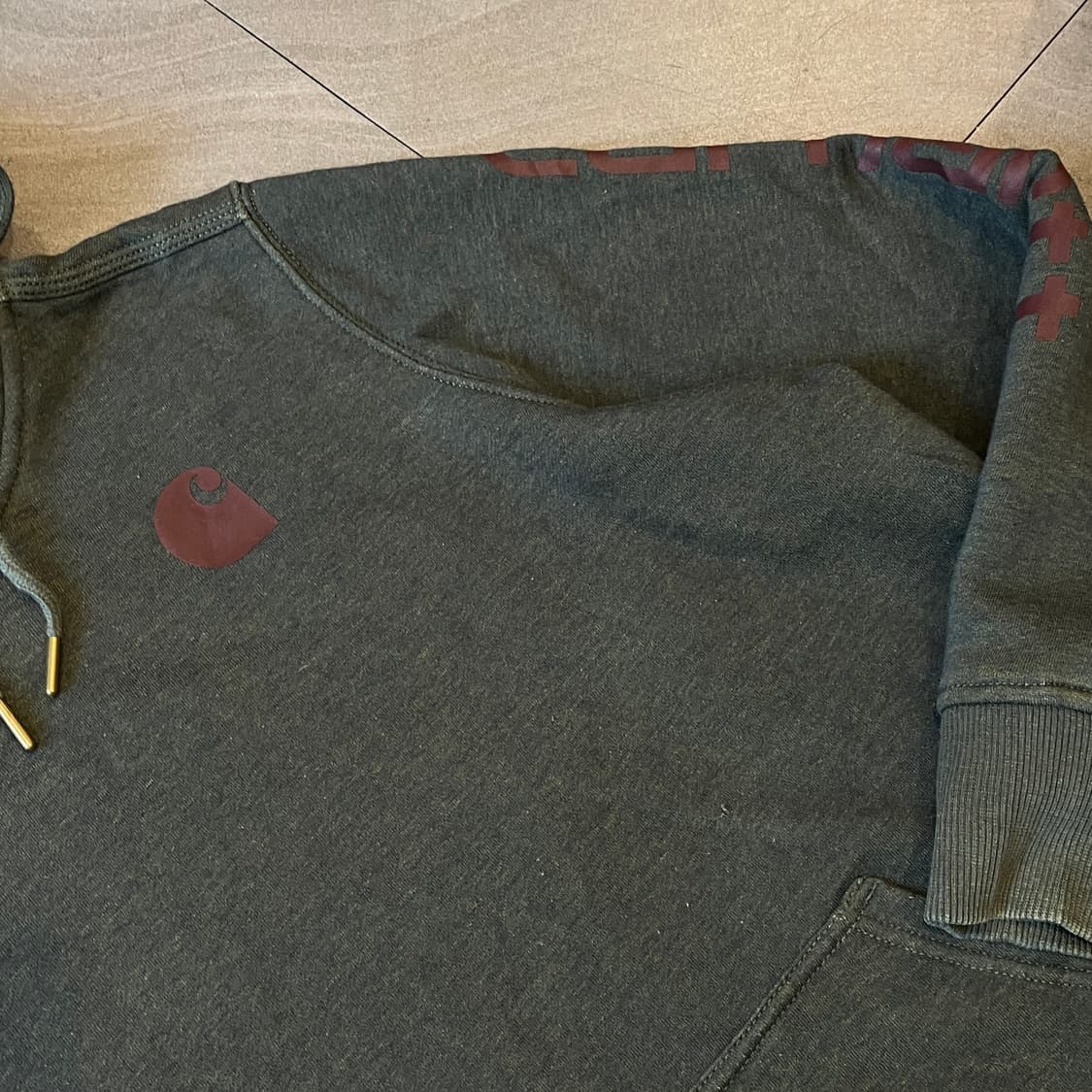 칼하트 정품 스펠아웃 후드 티 상품이미지8