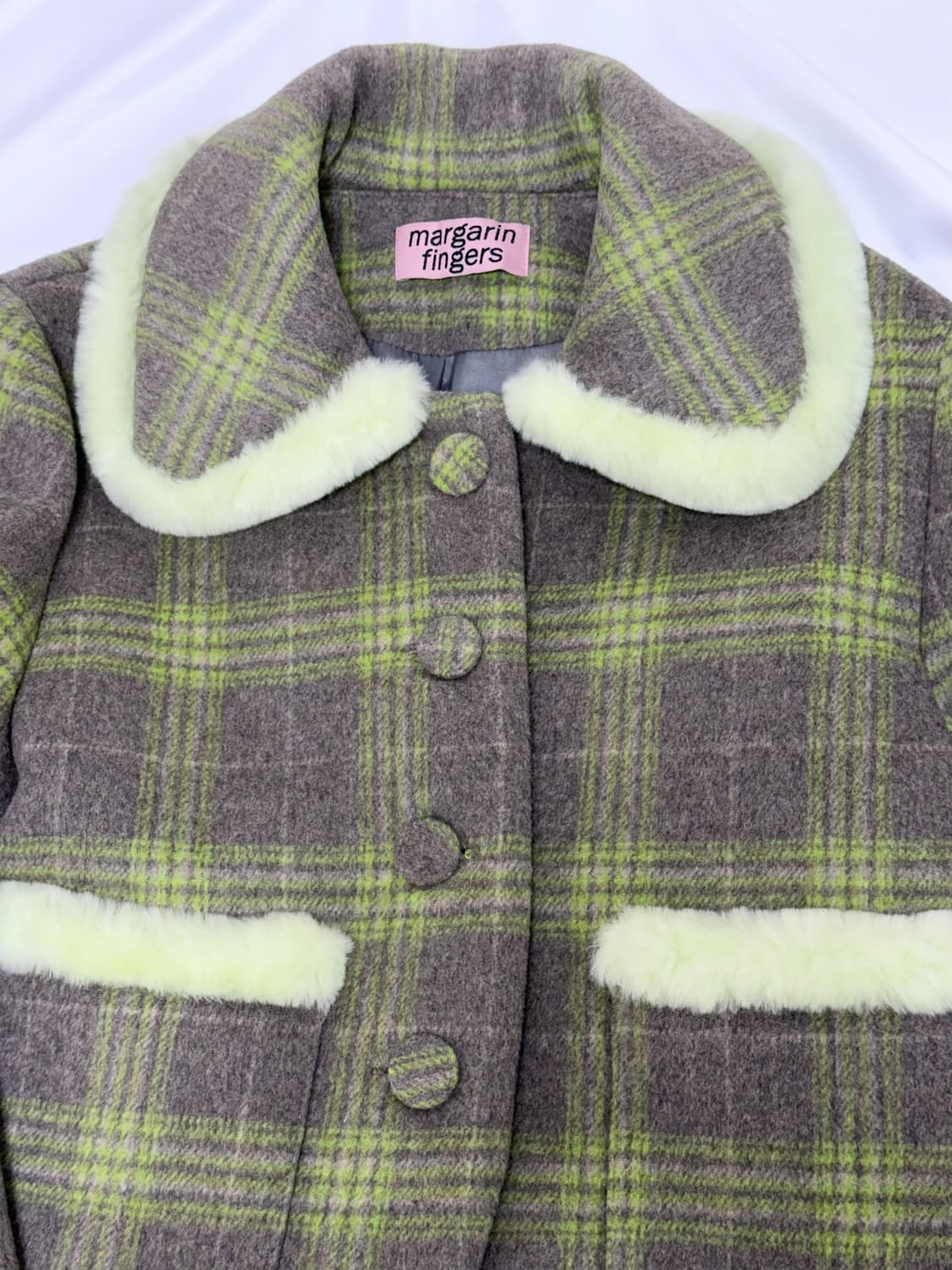 마가린핑거스 Fur Trimming Short Coat 상품이미지6