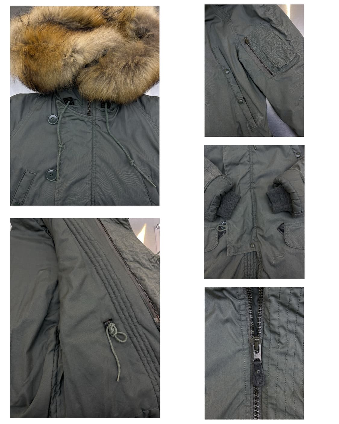 그린브리어 인더스트리 80s USAF 타입 N-3B 파카 상품이미지6