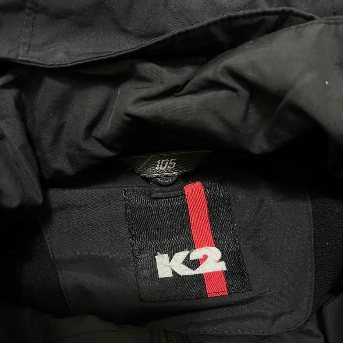 K2 로고 바람막이 후드자켓 [블랙] XL/105 상품이미지5