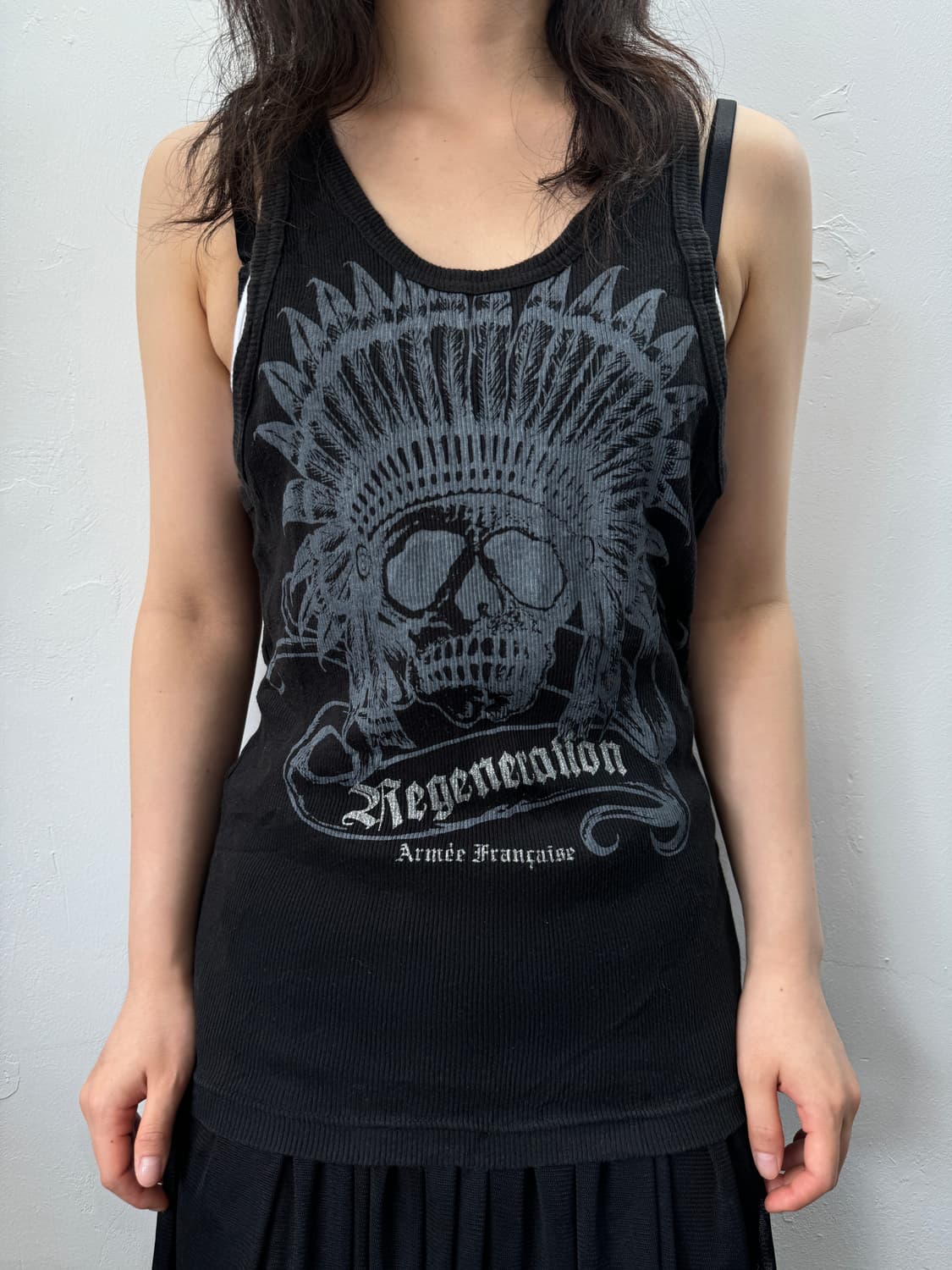 skull sleevelss 상품이미지2