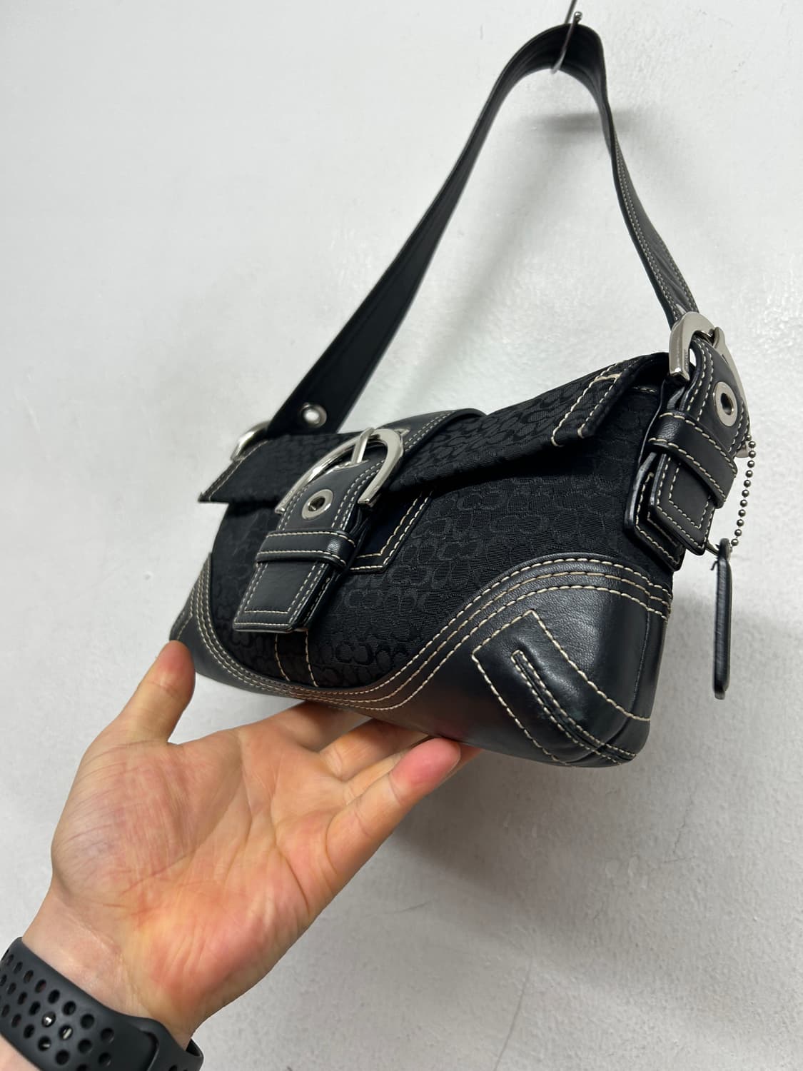 빈티지 코치 미니 숄더백 상품이미지5