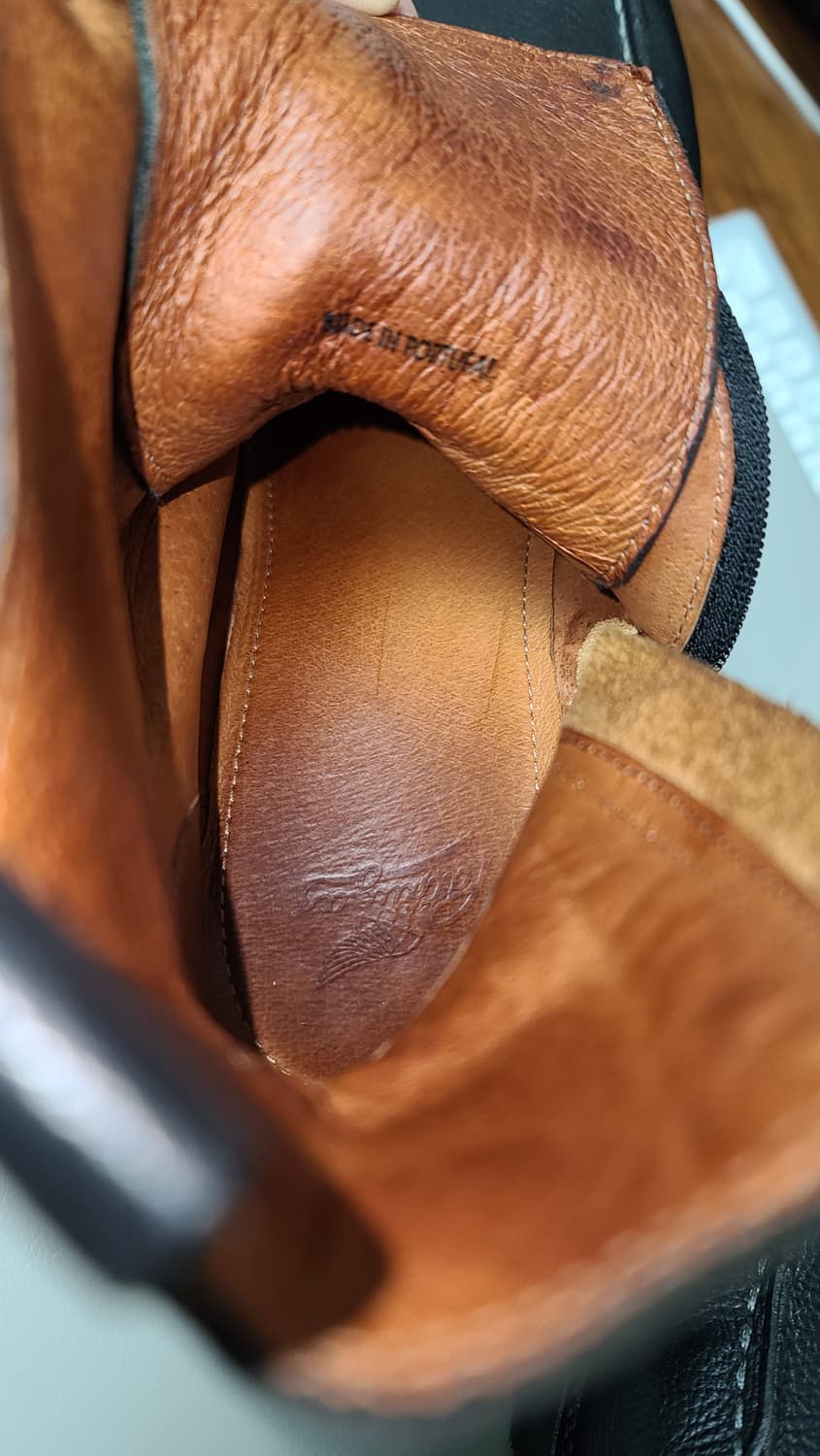 프랑스 브랜드 파토가스 천연가죽 레이스업 부츠(265), 블랙 상품이미지7