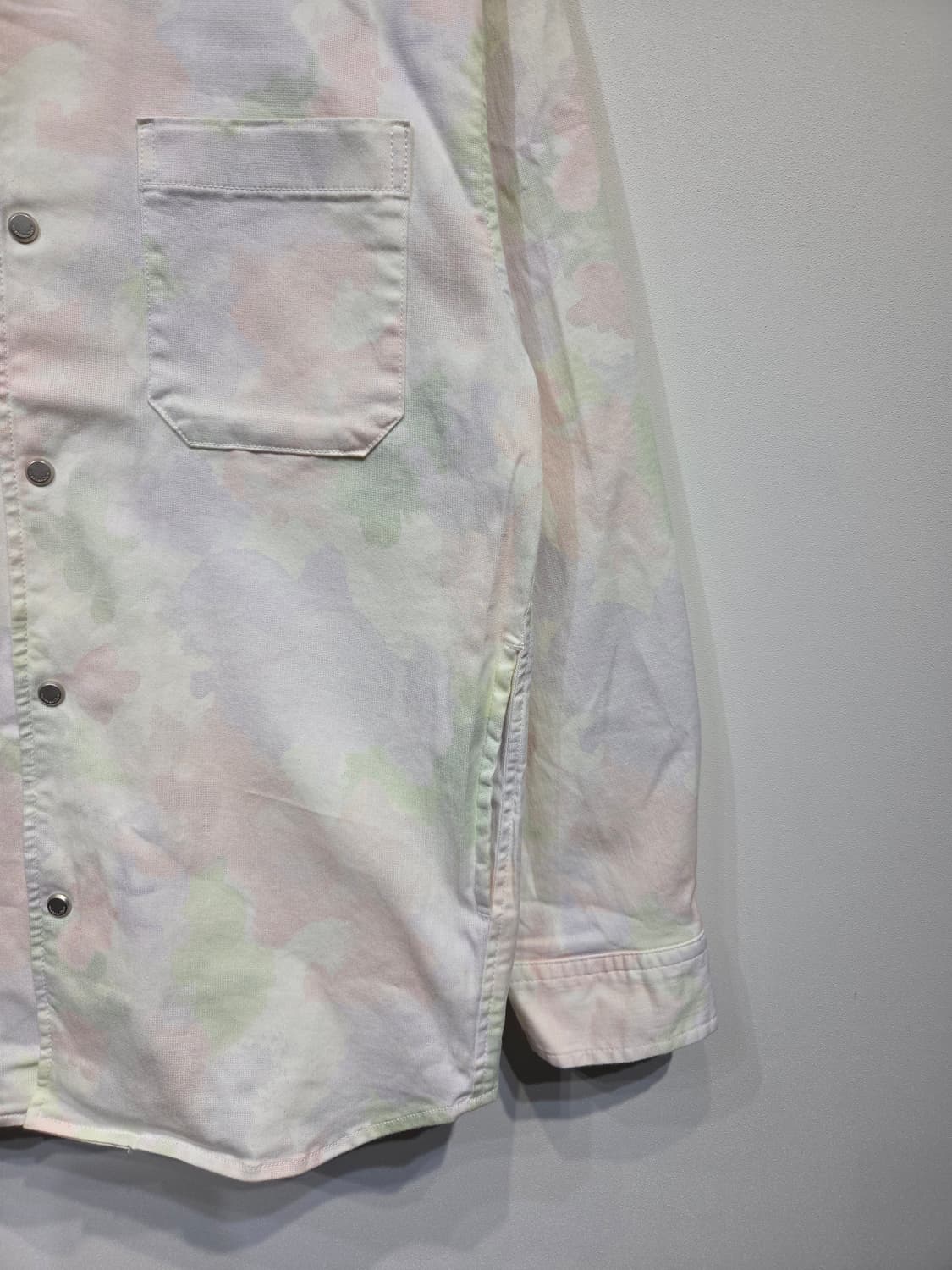 Customellow 커스텀멜로우 파스텔 카모 스냅 셔츠 상품이미지5