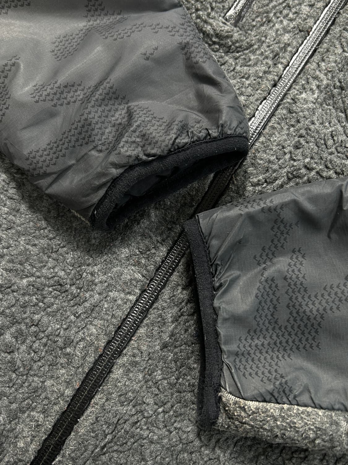 나이키 90’s 블랙 택 딥파일 그레이 플리스 자켓 L  상품이미지5