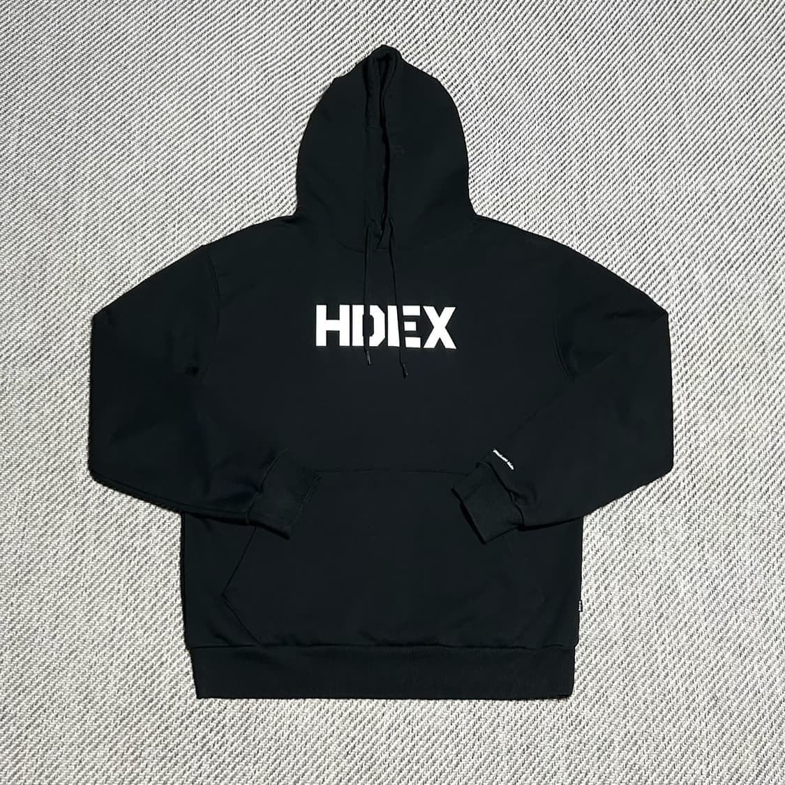 [L] Hdex 에이치덱스 블랙 베이직 후드티 상품이미지1