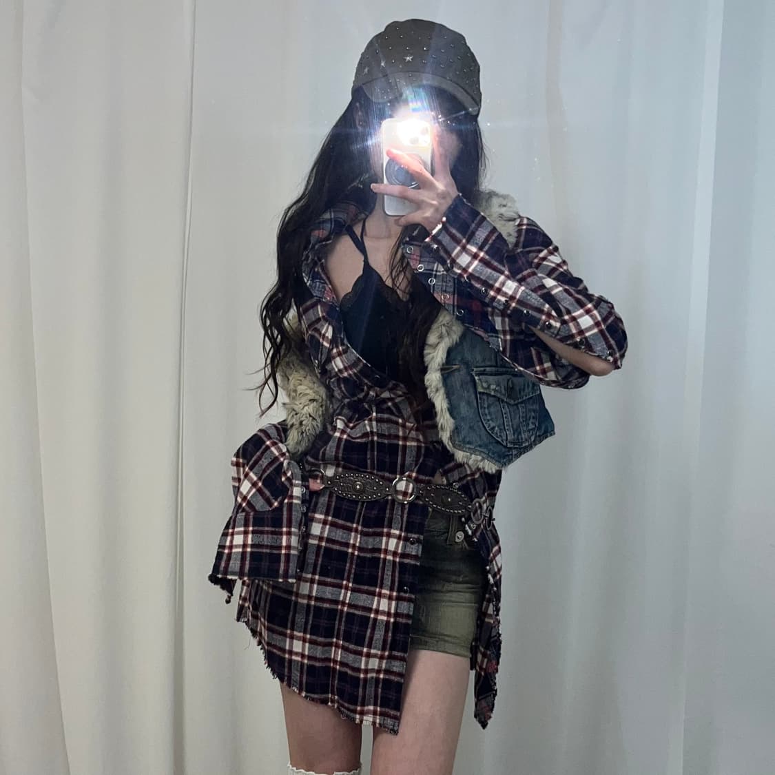 LGB 체크 셔츠 상품이미지4