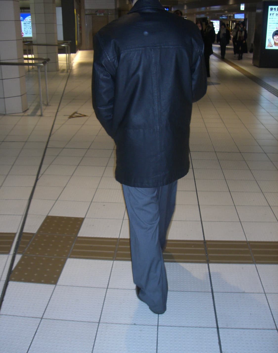 vintage real leather car coat 상품이미지2