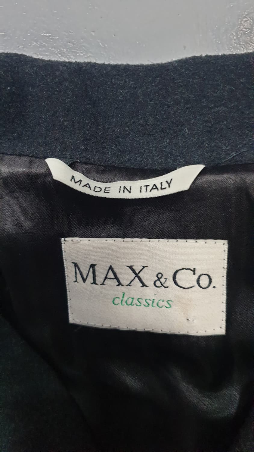 MAX&Co. 클래식 모직 코트 블랙 상품이미지6