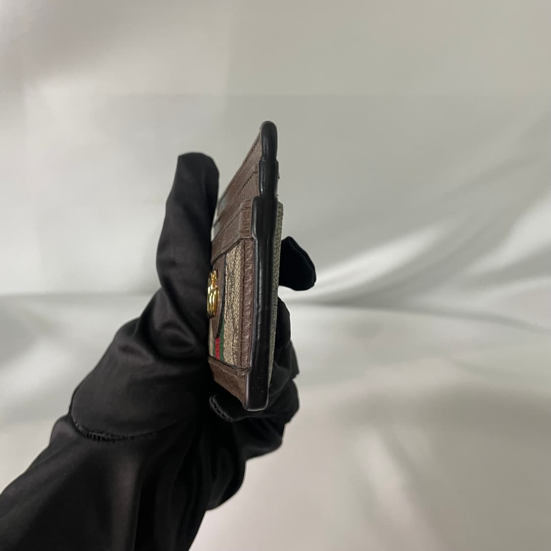 구찌 오피디아 카드지갑 브라운 GG수프림 단품 상품이미지2