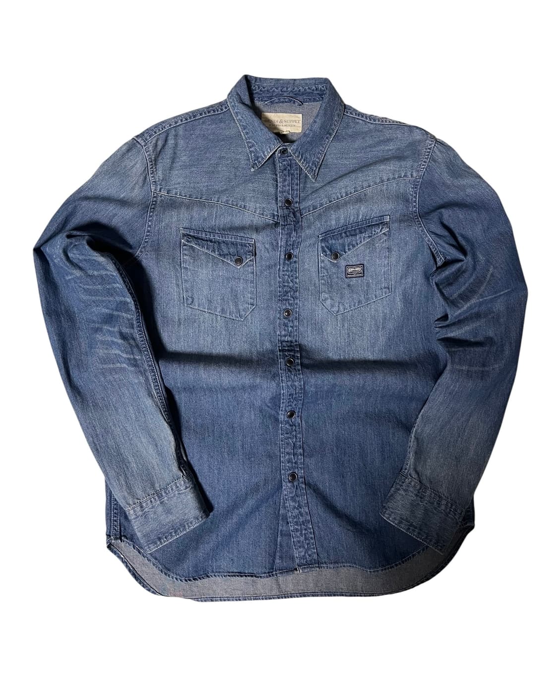 폴로 랄프로렌 데님 웨스턴 셔츠 M 상품이미지1