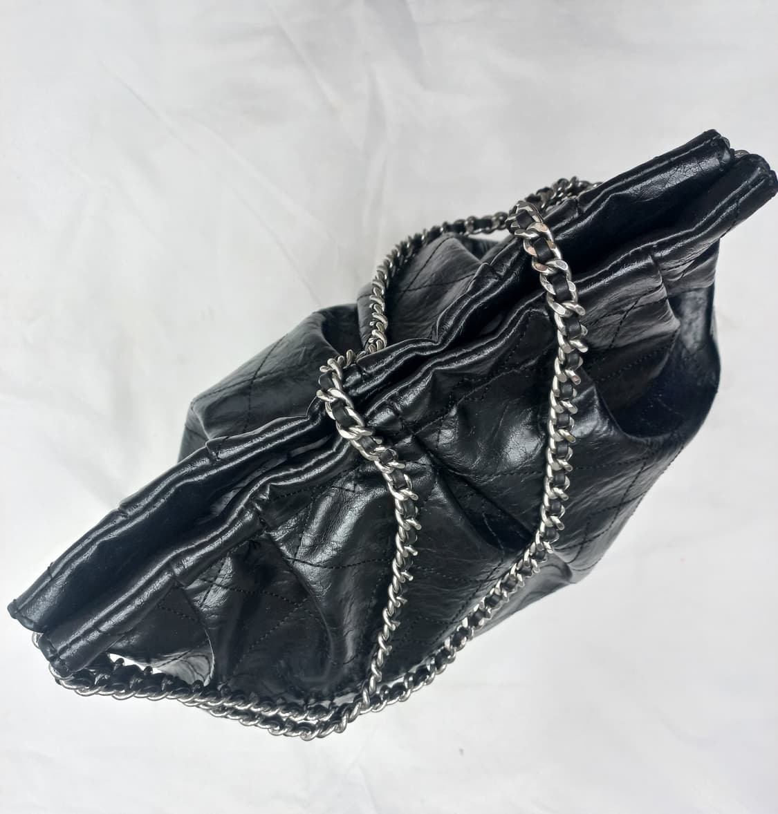 찰스앤키스 블랙 퀼팅 체인 숄더백 상품이미지8