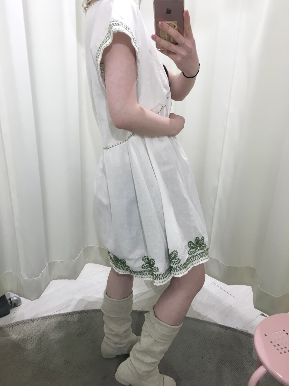 hagumi Embroidered dress 상품이미지9