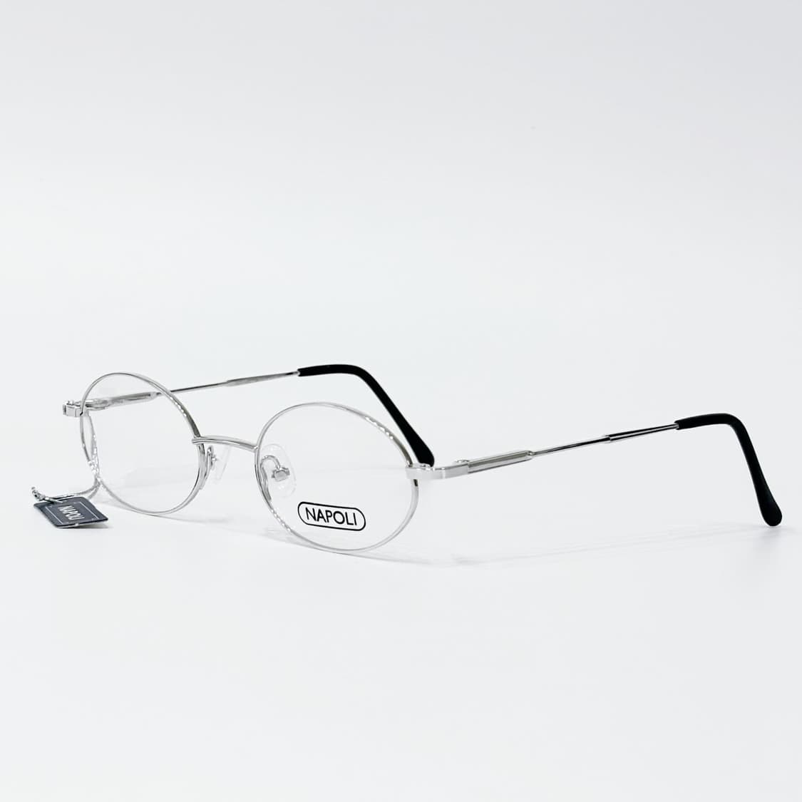 NAPOLI 실버 오벌 메탈 데드스탁 빈티지안경 상품이미지2