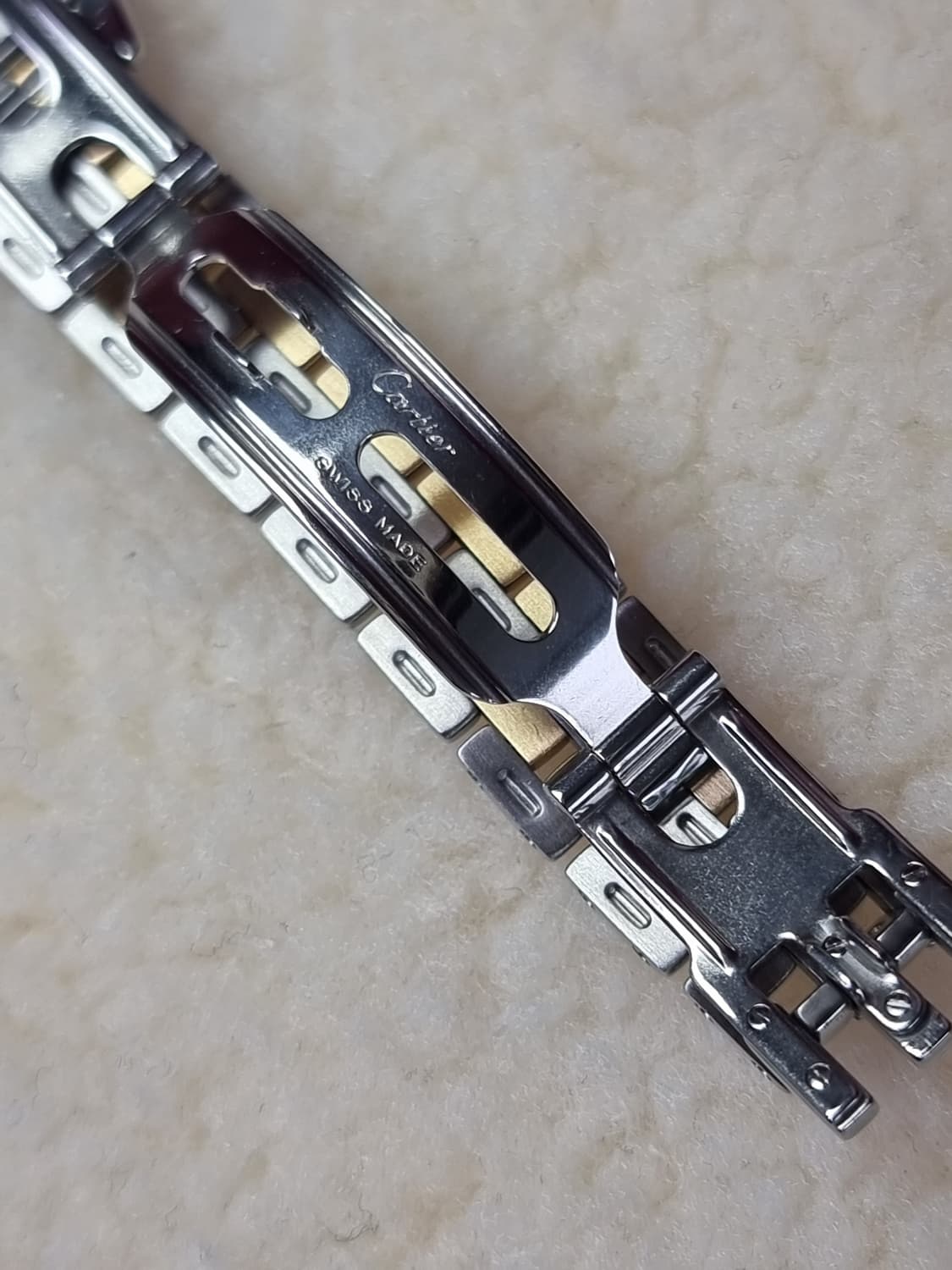 까르띠에 팬더 18K 두줄 콤비 SM 쿼츠 여성시계 상품이미지6